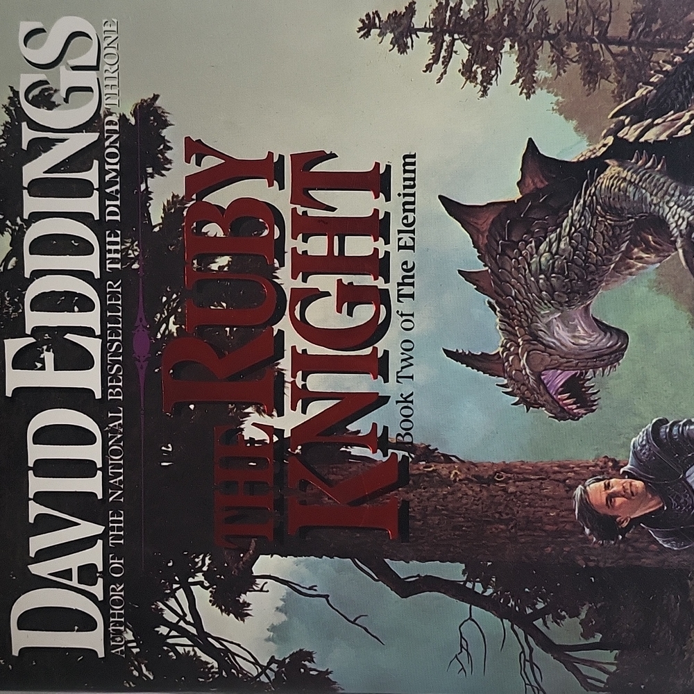 The Ruby Knight Book Two Of The Elenium By David Eddings 1990 Hardcover First Ed